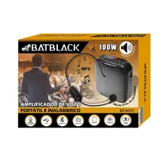 BATBLACK - Amplificador de Voz Portatil e Inalambrico