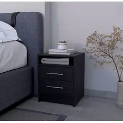 NACION MUEBLES - VELADOR YESH COLOR NEGRO