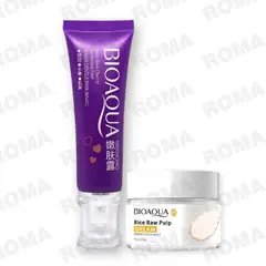 BIOAQUA - PACK CREMA BLANQUEADORA DE ZONAS y CREMA ACLARANTE DE ARROZ