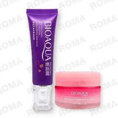 BIOAQUA - PACK CREMA BLANQUEADORA DE ZONAS y MASCARILLA HIDRATANTE PARA LABIOS