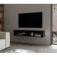 NACION MUEBLES - MUEBLE PARA TV ALKKO COLOR NEGRO