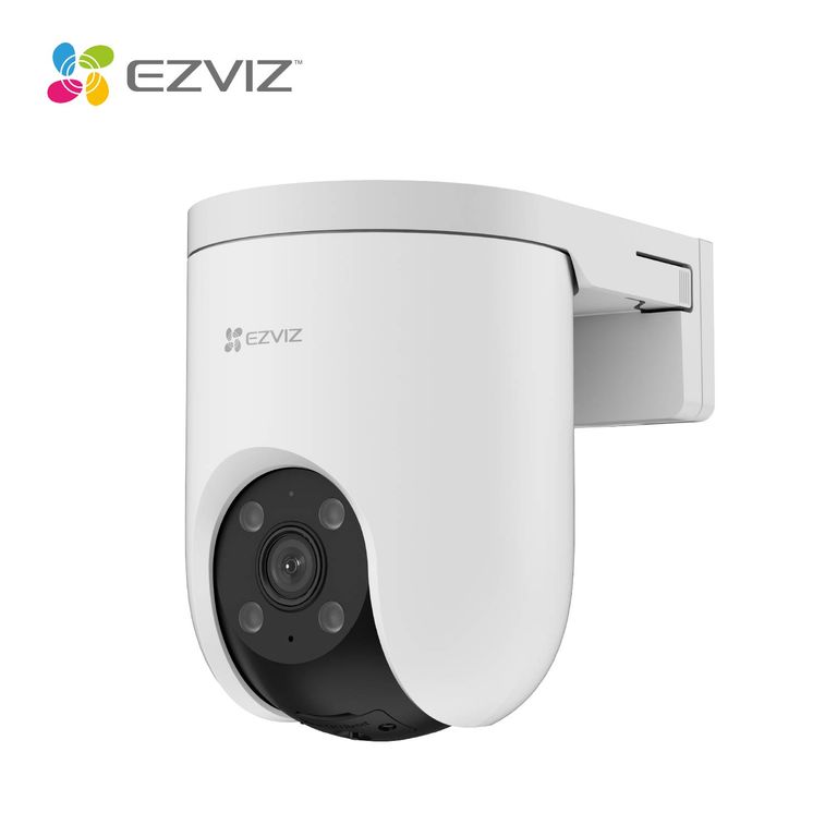 Cámara de seguridad H8C 3K 5MP Exterior Gira 360 Grados Blanco -