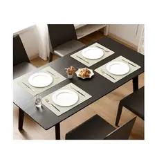 GENERICO - Set De 6 Individuales Rectangulares Trenzados 45x30 Cm