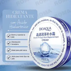 BIOAQUA - CREMA HIDRATANTE DE ACIDO HIALURÓNICO 38G