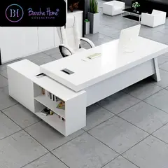 BARAKA HOME - Escritorio Con Cajones Roreti - Blanco