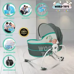 INFANTI - Silla Mecedora Multifuncional «ROCKER» 5 en 1 Blue