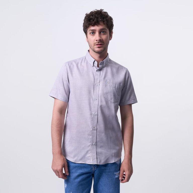 CAMISA MC AP25DONLON DOBBY