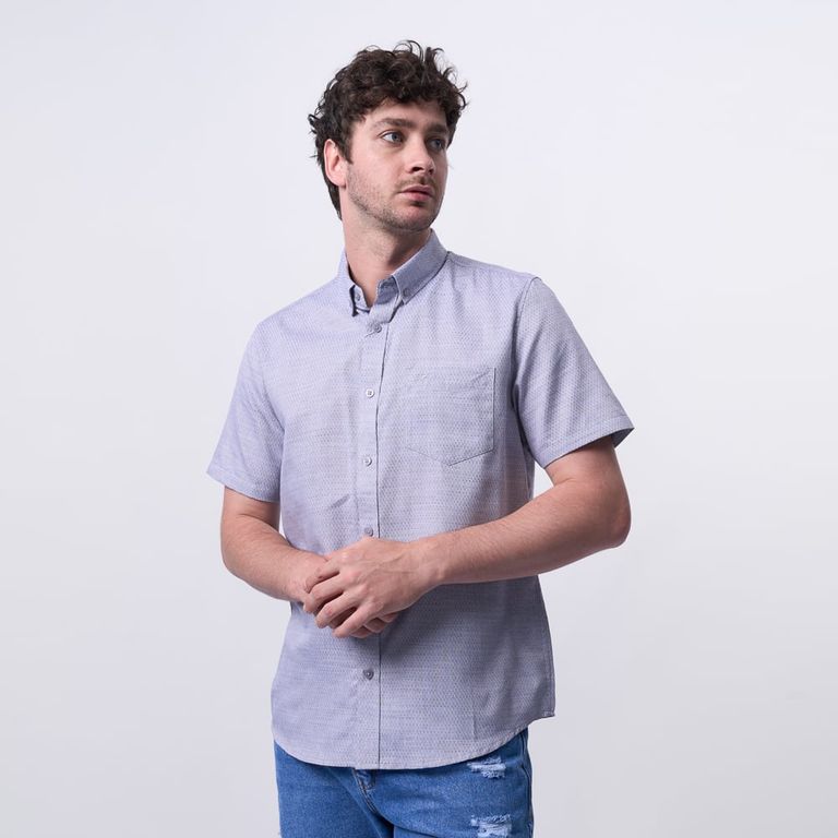 CAMISA MC AP25DONLON DOBBY