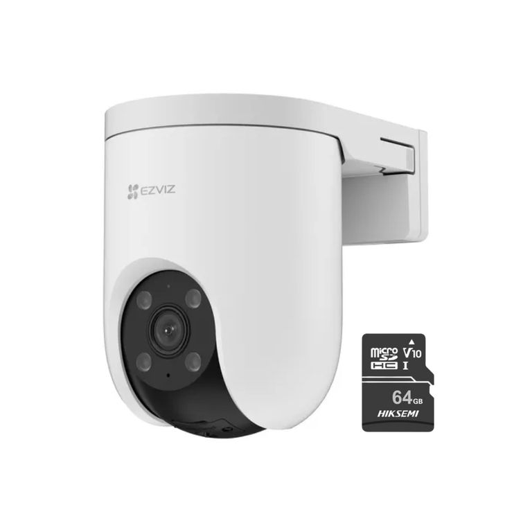 Cámara de seguridad H8C 3K 5MP Exterior 360 Grados + SD64GB -