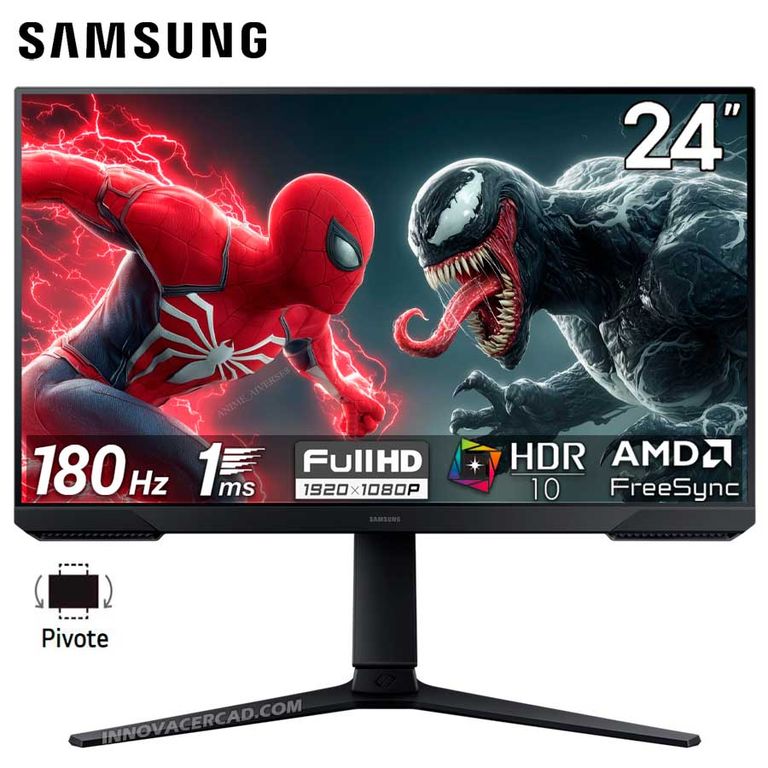 Monitor Odyssey G3 LS24DG300ELXPE 24 VA FHD 180Hz 1ms FreeSync