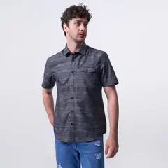 FOSTER - CAMISA MC BI25RAYWOOD DOBBY