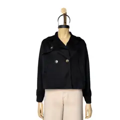 ALLEZ COLLECTION - Gabardina Crop corta elegante