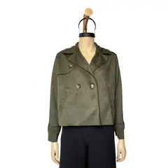 ALLEZ COLLECTION - Gabardina Crop corta elegante