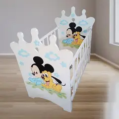 GENERICO - Cuna para bebe blanca niño 140m x 080m