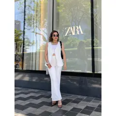 ALLEZ COLLECTION - Chaleco sastre de mujer elegante con forro