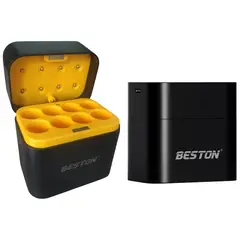 BESTON - Cargador inteligente de pilas baterías recargables 8 puestos AA M9601