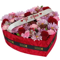 GREEN HOUSE FLORERIA - Arreglo floral Corazon Te Amo