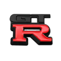 GENERICO - EMBLEMA ADHESIVO " GTR " NEGRO