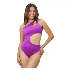 GENERICO - Trikini Aq-70 Doble Licra Sin Copa Color Morado