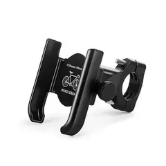 GENERICO - SOPORTE DE METAL ALUMINIO PARA MOTO O BICICLETA PARA BARRA