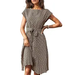 TIOZONEY - Vestido Largo Mujer - Negro