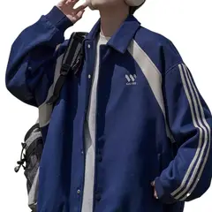 TIOZONEY - Chaqueta para parejas de otoño e invierno - Azul