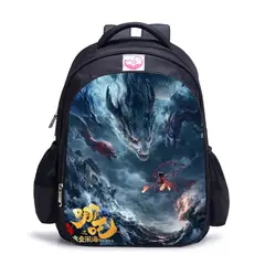 BLWOENS - NE ZHA Mochilas escolares - Negro