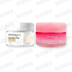BIOAQUA - PACK CREMA ACLARANTE Y MASCARILLA HIDRATANTE PARA LABIOS
