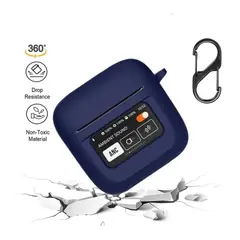 GENERICO - Funda case de silicona para audifonos JBL TOUR PRO 2 color azul