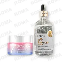 BIOAQUA - PACK CREMA HIDRATANTE VEGANA Y SERUM ARROZ LAIKOU