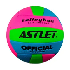 GENERICO - PELOTA DE VÓLEY TALLA 5 TEXTURA SUAVE TUTTI ASTLET FUCSIA