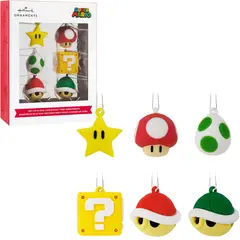 HALLMARK - Nintendo Super Mario Adornos de Navidad Ornamentos miniatura