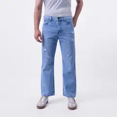 BRONCO - JEAN BI25SKATER II-W DENIM RIGIDO