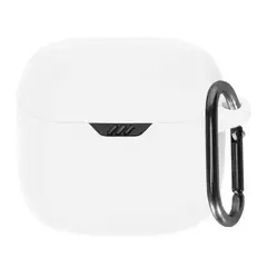 GENERICO - Funda case de silicona para audifonos JBL TUNE FLEX color blanco