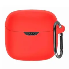 GENERICO - Funda case de silicona para audifonos JBL TUNE FLEX color rojo