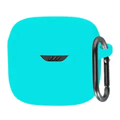 GENERICO - Funda case de silicona para audifonos JBL TUNE FLEX verde esmeralda