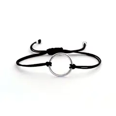 GENERICO - Pulsera Karma hilo Rojo Negro