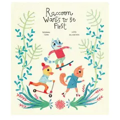 GENERICO - Libro Mapache quiere ser el primero en inglés