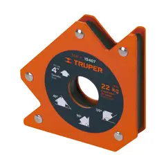 Truper - Escuadra magnética 4" para soldar, capacidad 22 kg, 15407