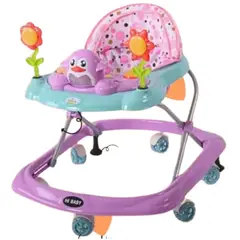 GENERICO - Andador Para Bebé Musical Pingüino LILA