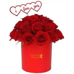 GREEN HOUSE FLORERIA - Arreglo de 24 Rosas Luxury I Love You