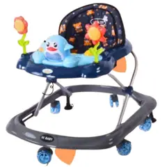 GENERICO - Andador Para Bebé Musical Pingüino AZUL