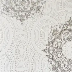 MULTITOP - Papel Tapiz Augusto 106X10 Mts Blancoplata