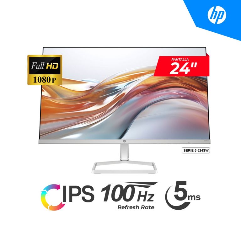MONITOR SERIE 5 524SW 24" IPS FHD 1920 x 1080 HDMI 5MS 100HZ BLANCO