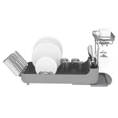 INSPIRA - Escurridor de Platos Dos Niveles con Soporte para Copas