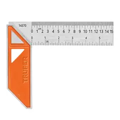 TRUPER - Escuadra 6 para carpintero con mango 100% de aluminio