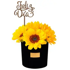 GREEN HOUSE FLORERIA - Arreglo de Girasoles Glam Feliz Dia