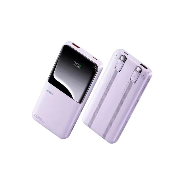 CARGADOR PORTÁTIL 10000mAh 20W+225W ULTRA SLIM MORADO