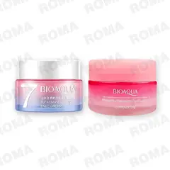 BIOAQUA - PACK CREMA HIDRATANTE VEGANA Y MASCARILLA HIDRATANTE PARA LABIOS