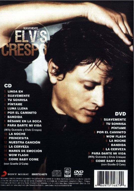 Dvd + Cd Elvis Crespo - Suavemente Los Éxitos 2009